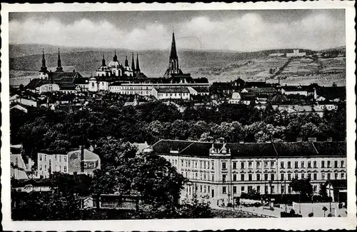 Ak Olomouc Olmütz Stadt, Blick auf den Ort