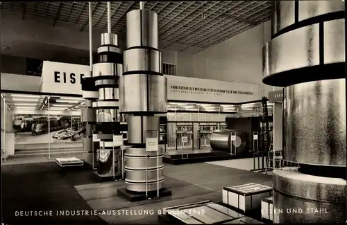 Ak Berlin Charlottenburg, Deutsche Industrieausstellung 1960, Eisen und Stahl