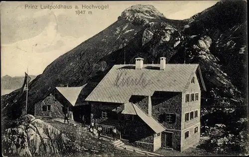 Ak Hinterhornbach in Tirol, Prinz Luitpoldhaus am Hochvogel