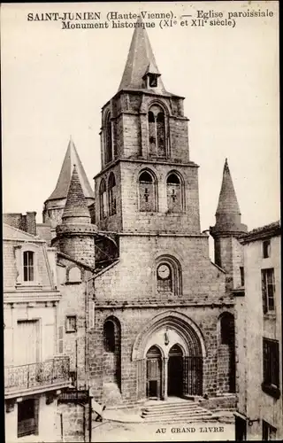 Ak Saint Junien Haute Vienne, Église paroissiale
