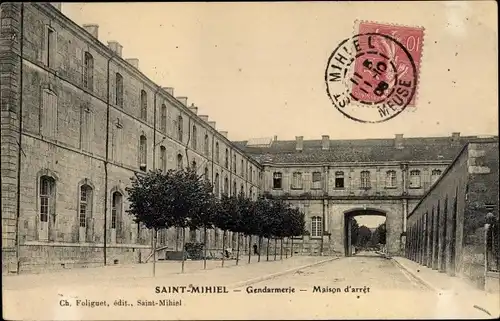 Ak Saint Mihiel Lothringen Meuse, Gendarmerie, Maison d'arret