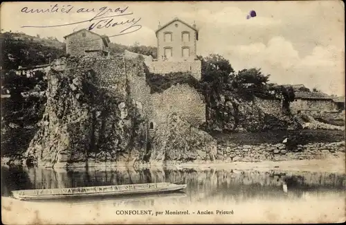 Ak Confolent Haute Loire, Ancien prieuré