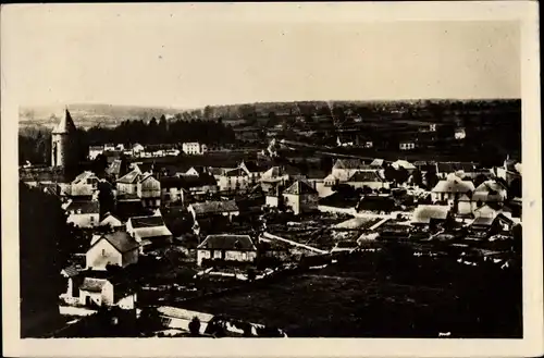 Ak Charolles Saône et Loire, Quartier de la Gare et le Champ de Foire