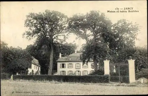 Ak Jarcy Essonne, Maison ou habita Boieldieu, Villa