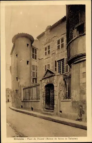 Ak Brioude Haute Loire, Place du Pointel