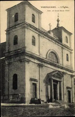 Ak Yssingeaux Haute Loire, Vue de l'Église