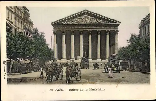 Ak Paris VIII., Eglise de la Madeleine