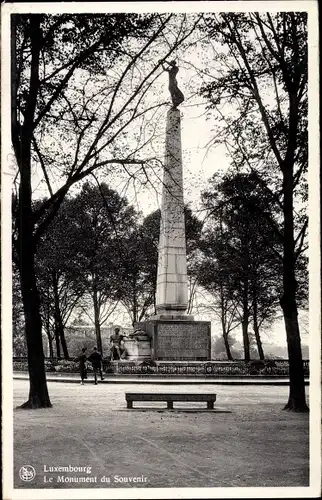 Ak Luemburg, Le Monument du Souvenir, Denkmal