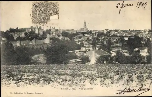 Ak Bressuire Deux Sèvres, Vue générale
