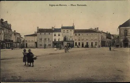 Ak Ligny en Barrois, Place Nationale