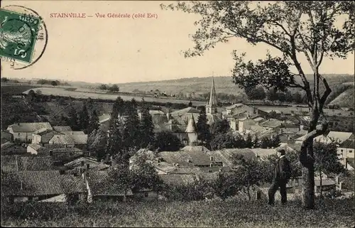 Ak Stainville Meuse, Vue Générale, côté Est