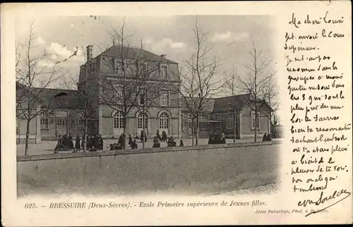 Ak Bressuire Deux Sèvres, Ecole Primaire superieure de Jeunes Filles