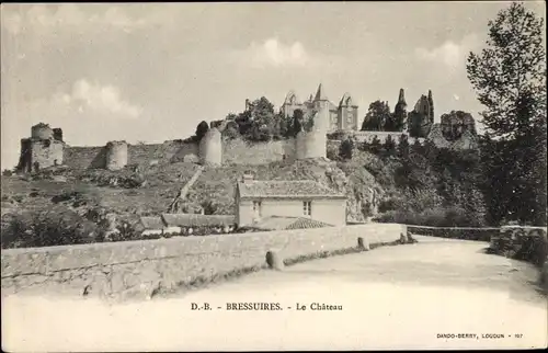 Ak Bressuire Deux Sèvres, Le Chateau