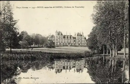 Ak Nueil sous les Aubiers Deux Sèvres, Chateau de Tournelay