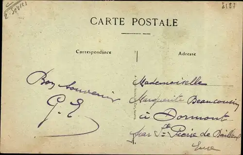 Ak Bressuire Deux Sèvres, Place Sadi Carnot, Poste