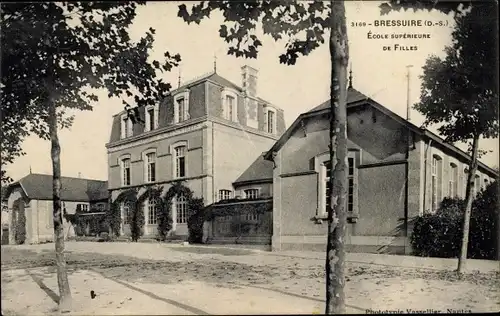 Ak Bressuire Deux Sèvres, Ecole Superieure de Filles