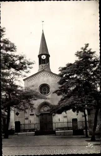 Ak Paris XIII., Boulevard de l'Hopital, Église St. Marcel