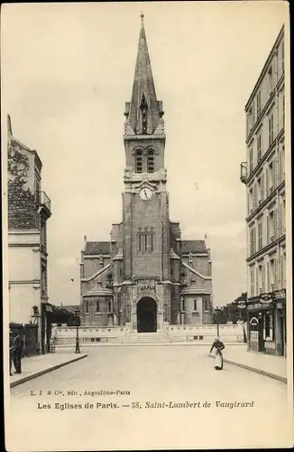 Ak Paris XV., Église Saint Lambert de Vaugirard