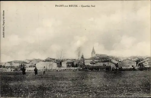 Ak Pagny sur Meuse, Quartie Sud