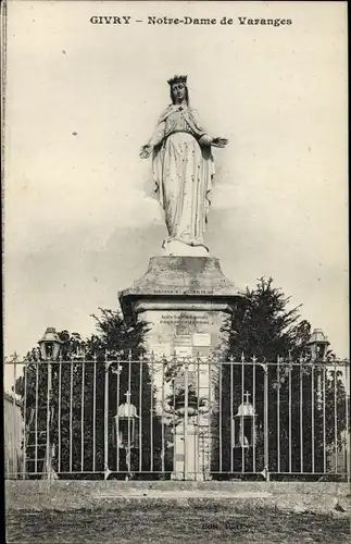 Ak Givry Saône et Loire, Notre Dame de Varanges