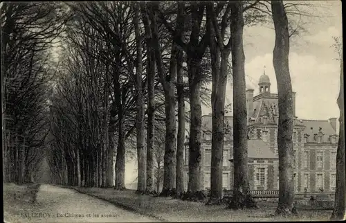 Ak Balleroy Calvados, Le Chateau et les avenues