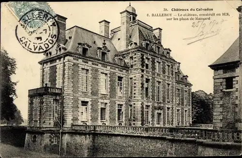 Ak Balleroy Calvados, Chateau, construit en 1626