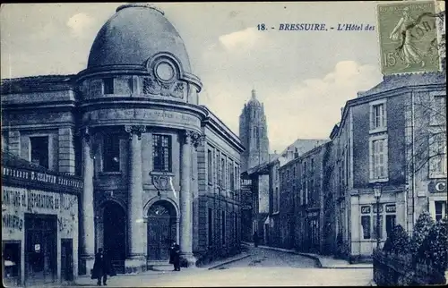 Ak Bressuire Deux Sèvres, Hotel des Postes