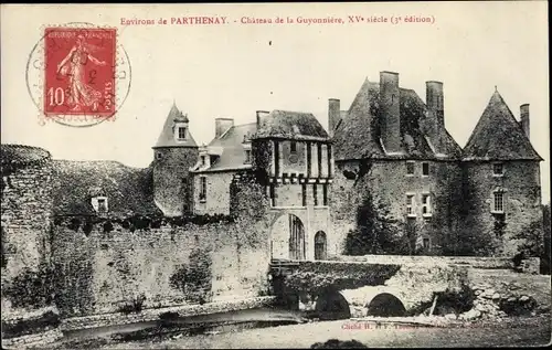 Ak Parthenay Deux Sèvres, Chateau de la Guyonniere