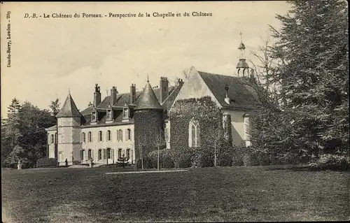 Ak Deux Sèvres, Chateau du Porteau, Chapelle