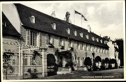 Ak Lechenich Erftstadt in Nordrhein Westfalen, Herrenhaus, Schloss