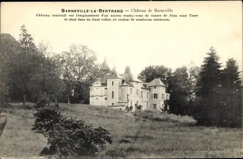 Ak Barneville la Bertrand Calvados, Chateau