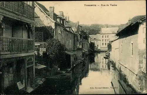 Ak Tonnerre Yonne, Rue de Venise