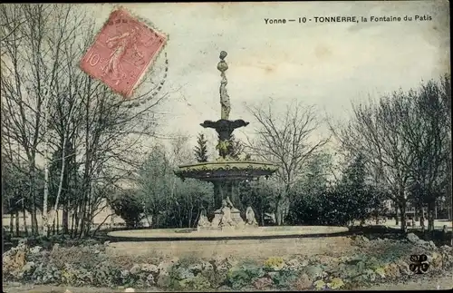 Ak Tonnerre Yonne, La Fontaine du Patis