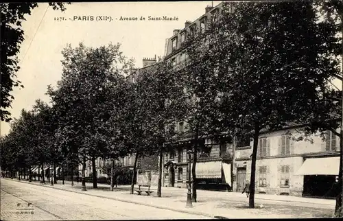 Ak Paris XII., Avenue de Saint Mandé