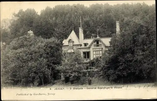 Ak St. Brelade Jersey Kanalinseln, General Boulanger's House