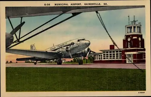 Ak Gainesville Georgia USA, Municipal Airport, Strato Freight DC 3