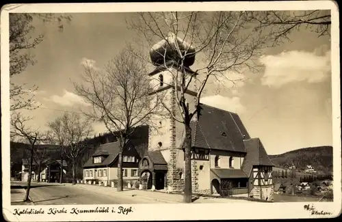 Ak Karpacz Krummhübel Riesengebirge Schlesien, Katholische Kirche