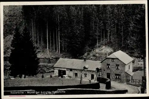 Ak Longfey Robertville Wallonien Lüttich Belgien, Wassermühle