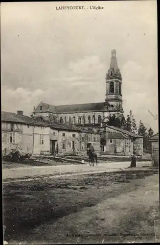 Ak Laheycourt Lothringen Meuse, L'Eglise