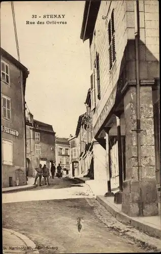 Ak Stenay Lothringen Meuse, Rue des Orièvres