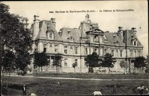 Ak Sartrouville environs Yvelines, Le Chateau de Maisons Laffitte