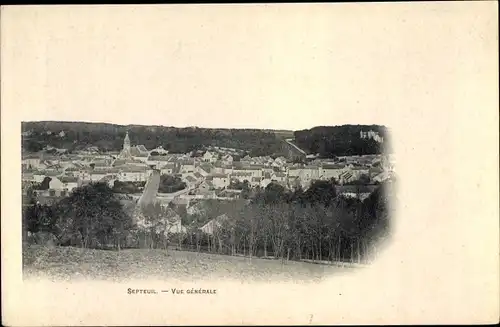 Ak Septeuil Yvelines, Vue générale, Blick auf den Ort