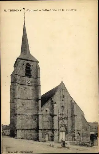 Ak Treigny Yonne, La Cathedrale de la Puisaye