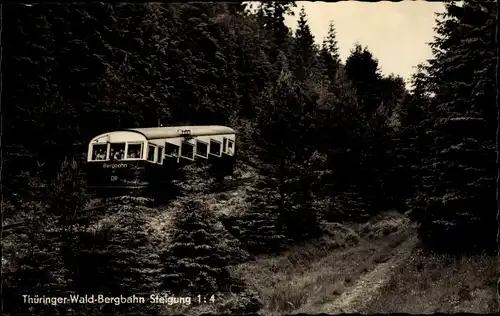 Ak Thüringer Wald Bergbahn, Steigung 1:4