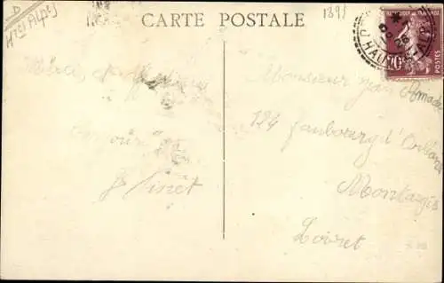 Ak Orcieres Hautes-Alpes, Entree du Village, Vallee du Champsaur