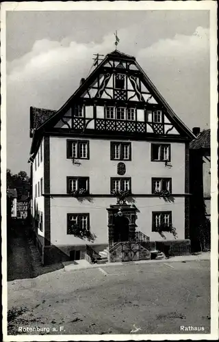 Ak Rotenburg an der Fulda, Rathaus