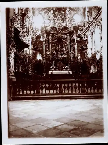 Foto Regensburg an der Donau Oberpfalz, Altar der alten Kapelle