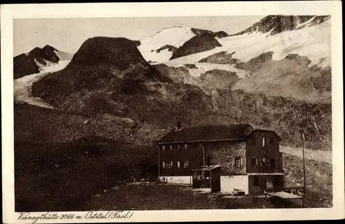 Ak Ötztal Tirol, Vernagthütte