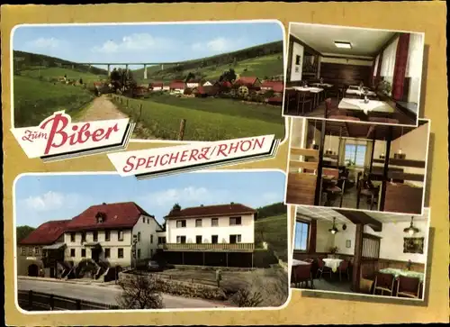Ak Speicherz Motten Rhön, Gasthof Zum Biber