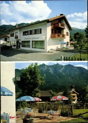 Ak Krün Oberbayern, Gaststätte Berghof